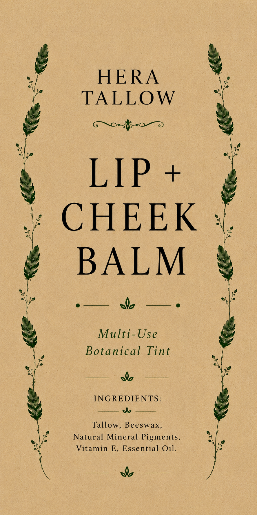 Tallow Lip + cheek balm