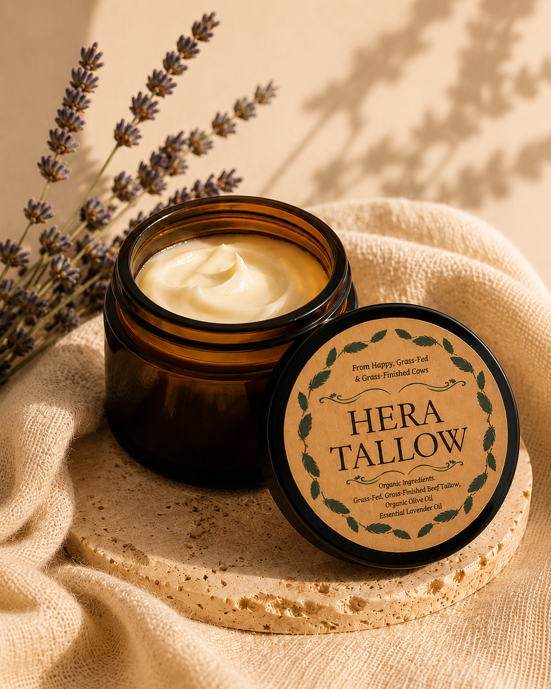 Hera Tallow Lavander Balm  (2oz)